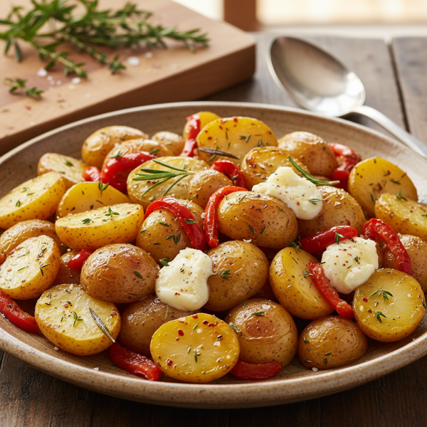 Golden Pimiento Potato Medley recipe