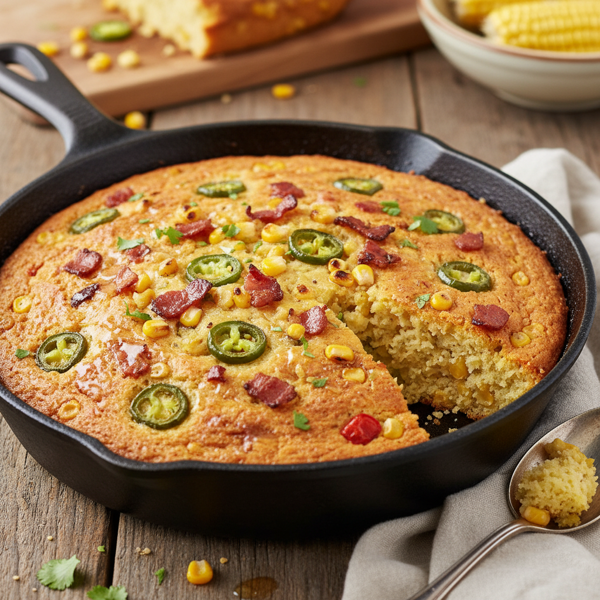 Golden Skillet Cornbread Delight recipe