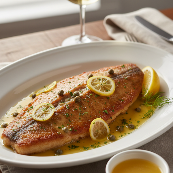 Golden Sole Meuniére with Lemon-Caper Butter recipe