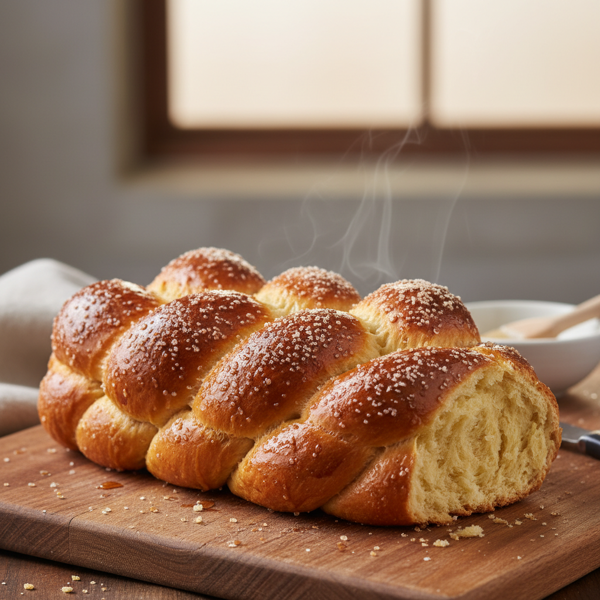 Golden Sweet Challah Bread recipe