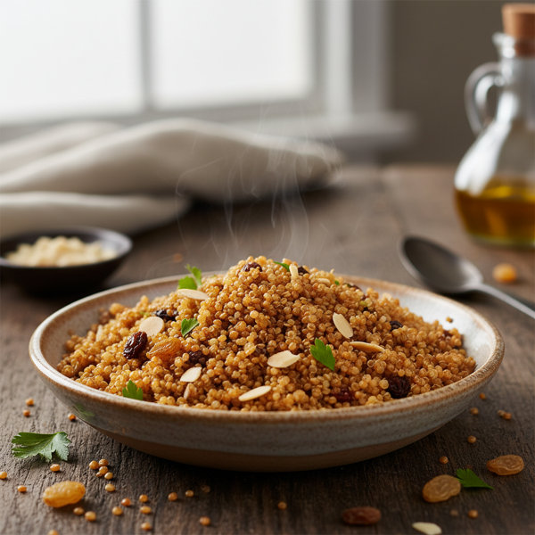 Golden Toasted Quinoa recipe