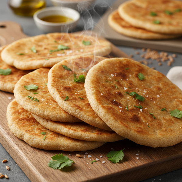 Golden Whole Wheat Flatbreads recipe