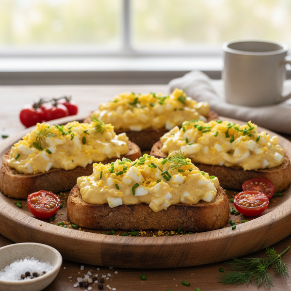 Goldenrod Delight Eggs on Toast recipe