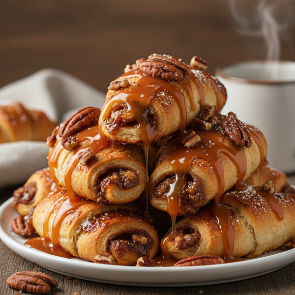 Gooey Caramel Pecan Crescent Rolls recipe