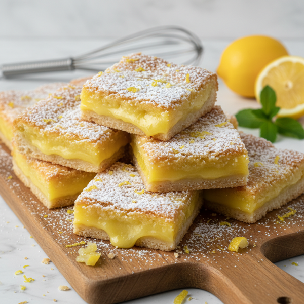 Gooey Lemon Dream Bars recipe