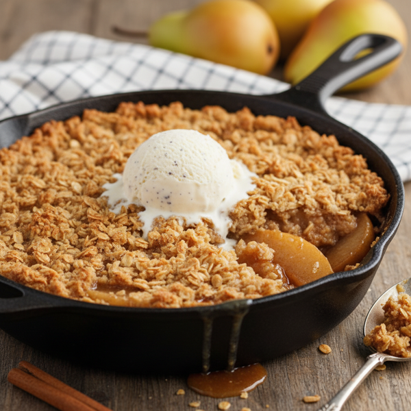 Gooey Pear Crisp Delight recipe