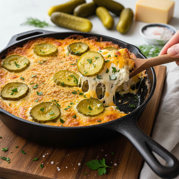 Gooey Pickle & Cheese Delight recipe