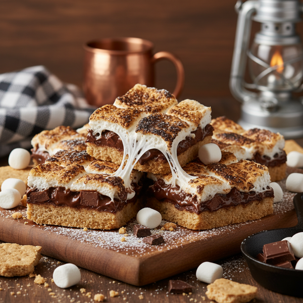 Gooey S'more Delight Bars recipe