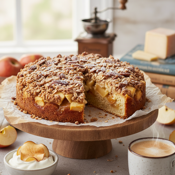 Gouda & Apple Delight Coffee Cake recipe