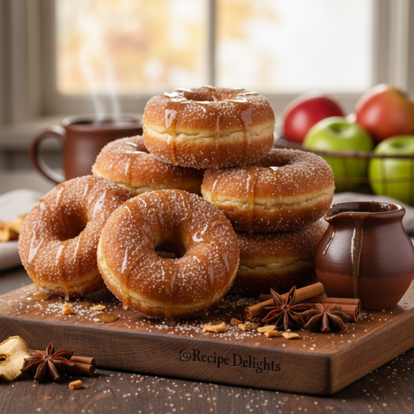 Gourmet Apple Cider Doughnuts recipe