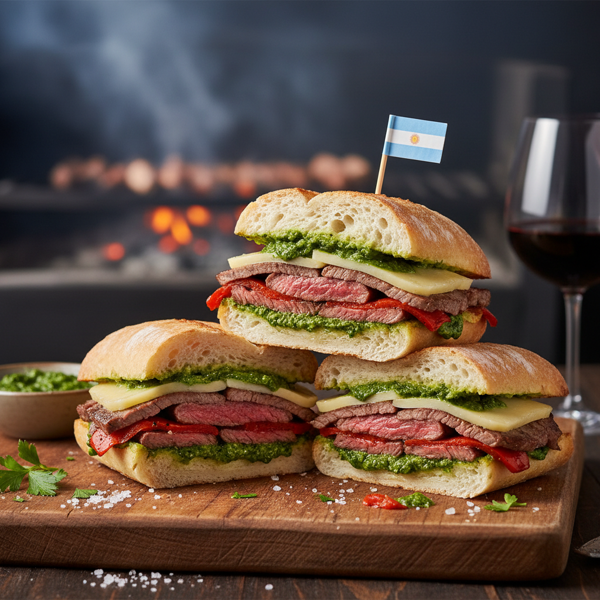 Gourmet Argentinian Steak Sandwiches recipe