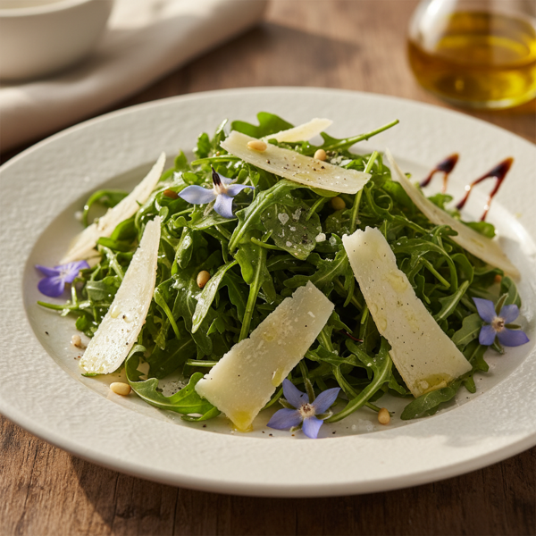 Gourmet Arugula Salad with Parmigiano-Reggiano recipe