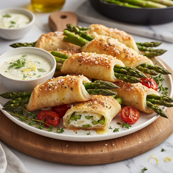 Gourmet Asparagus Roll-Ups recipe