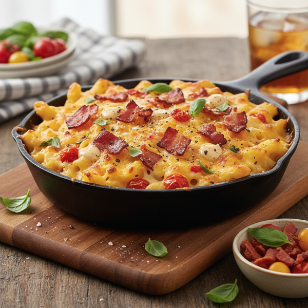 Gourmet BLT Mac 'n' Cheese Delight recipe