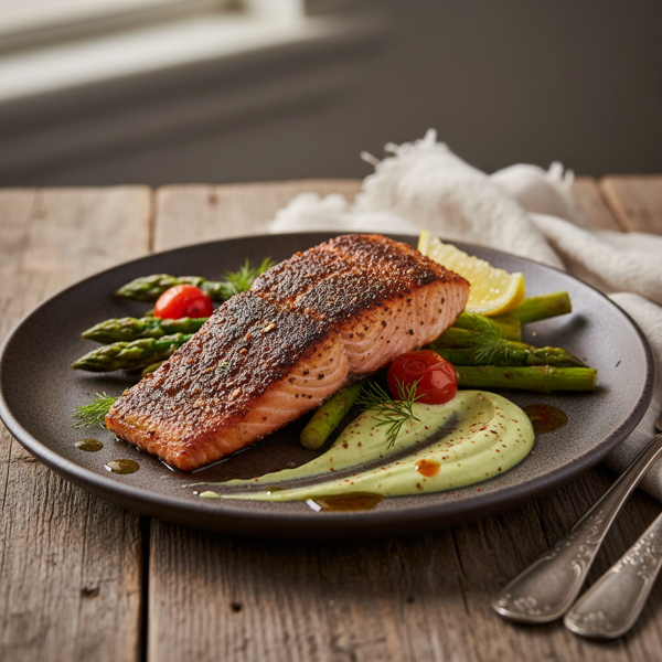 Gourmet Blackened Salmon Delight recipe