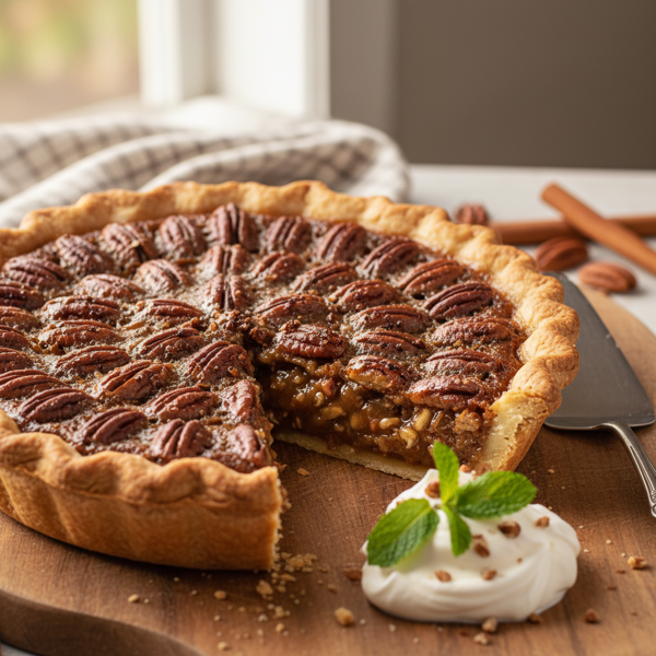 Gourmet Browned Butter Pecan Pie recipe