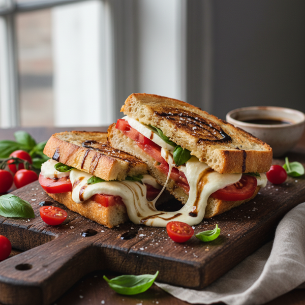 Gourmet Caprese Panini Blast recipe