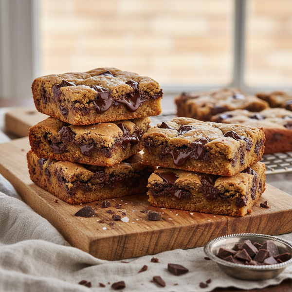 Gourmet Chocolate Chunk Blondies recipe