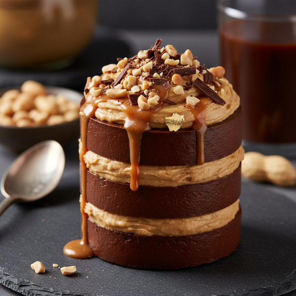 Gourmet Chocolate Peanut Butter Delight recipe