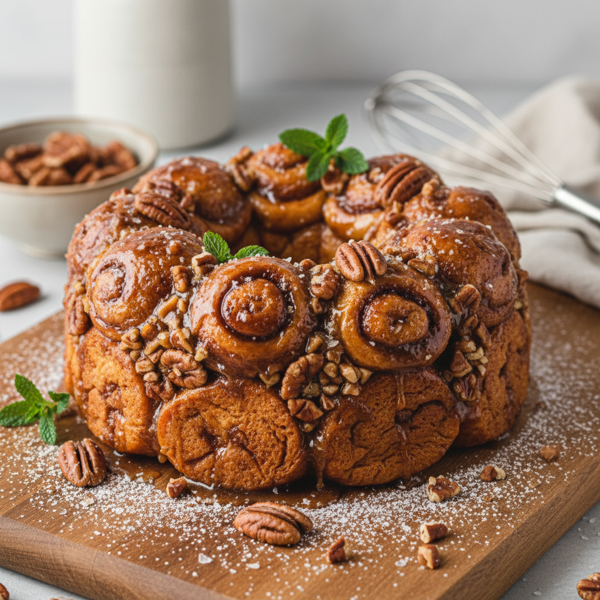 Gourmet Cinnamon Pecan Monkey Bread recipe