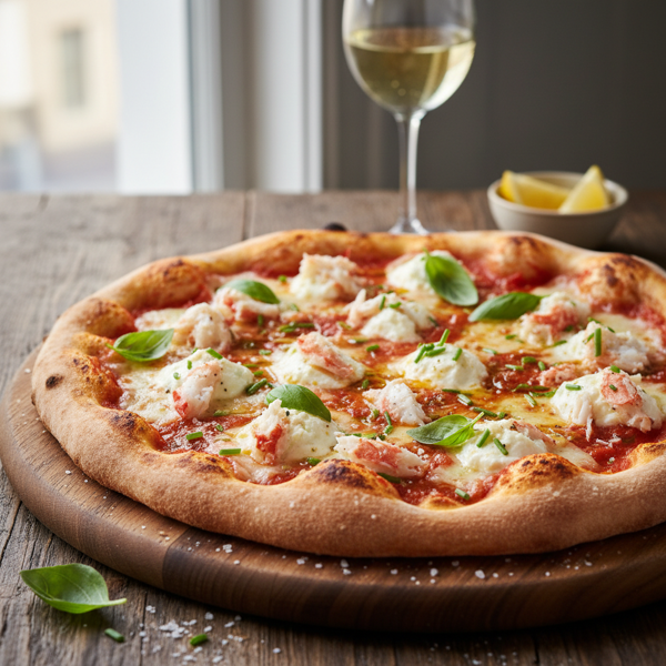 Gourmet Crab Pizza Delight recipe