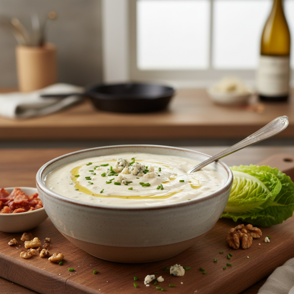 Gourmet Creamy Blue Cheese Dressing recipe
