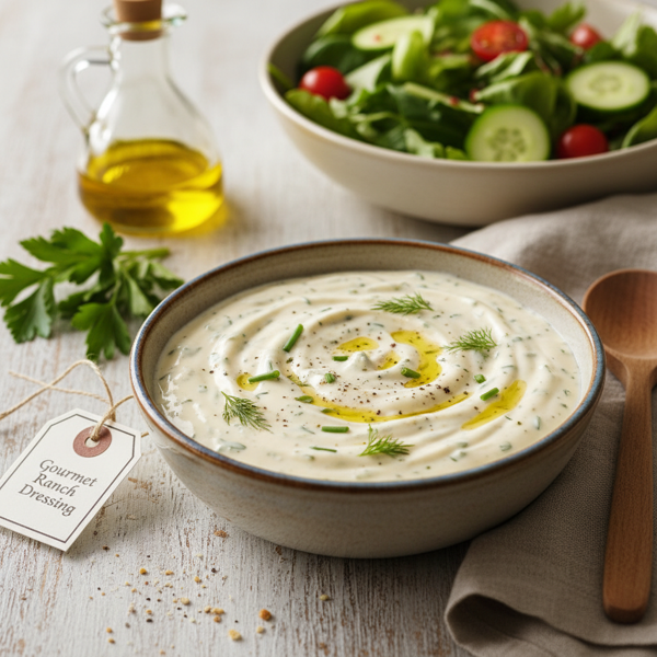 Gourmet Creamy Ranch Dressing recipe