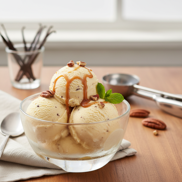 Gourmet Creamy Vanilla Custard Ice Cream recipe