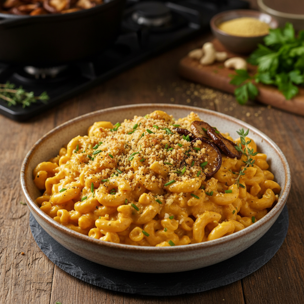 Gourmet Creamy Vegan Mac and Cheese (Stove-Top, Gluten-Free) recipe