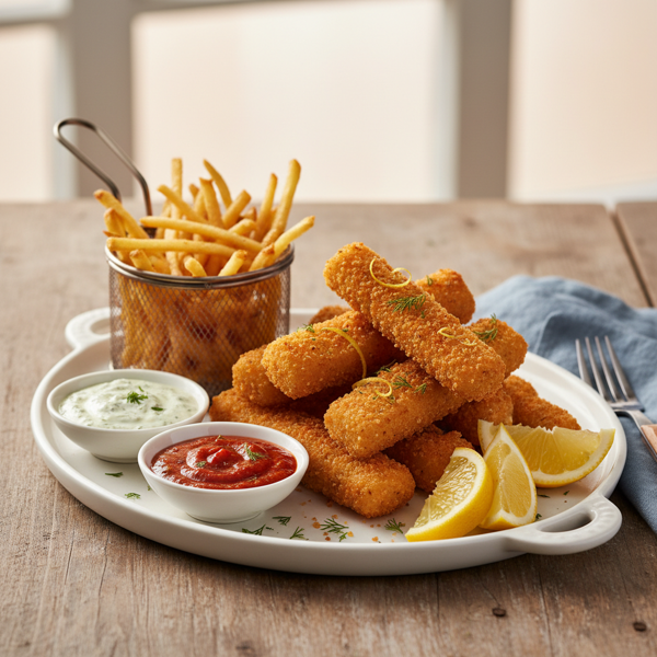 Gourmet Crispy Fish Sticks recipe