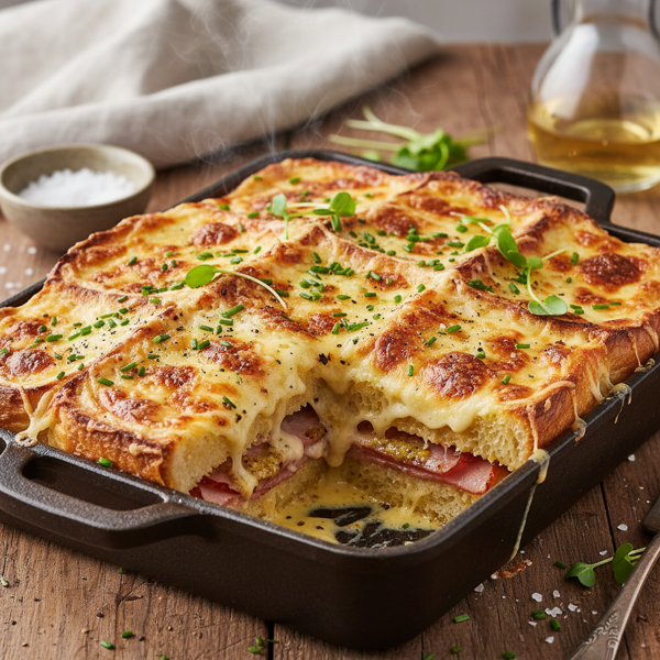 Gourmet Croque Monsieur Bake recipe