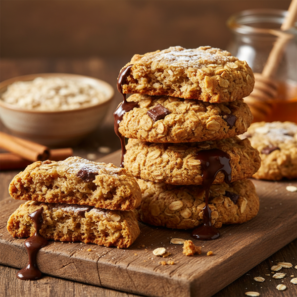 Gourmet Crunchy Oat Cookies recipe