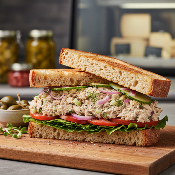 Gourmet Deli-Style Tuna Salad Sandwich recipe