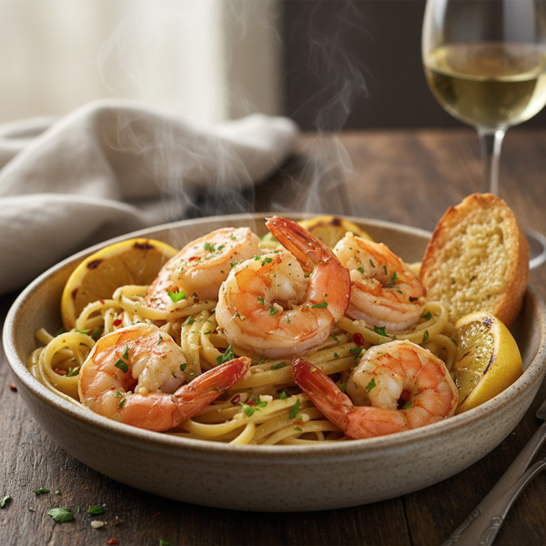Gourmet Garlic Shrimp Scampi recipe