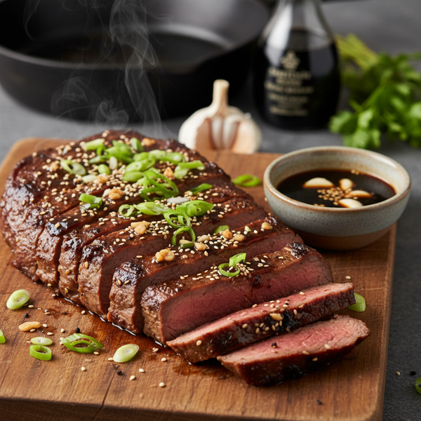 Gourmet Garlic Soy Steak Marinade recipe