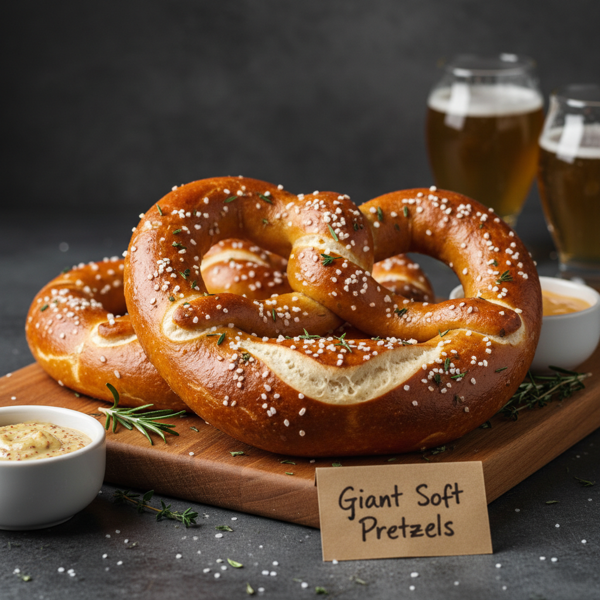 Gourmet Giant Soft Pretzels recipe