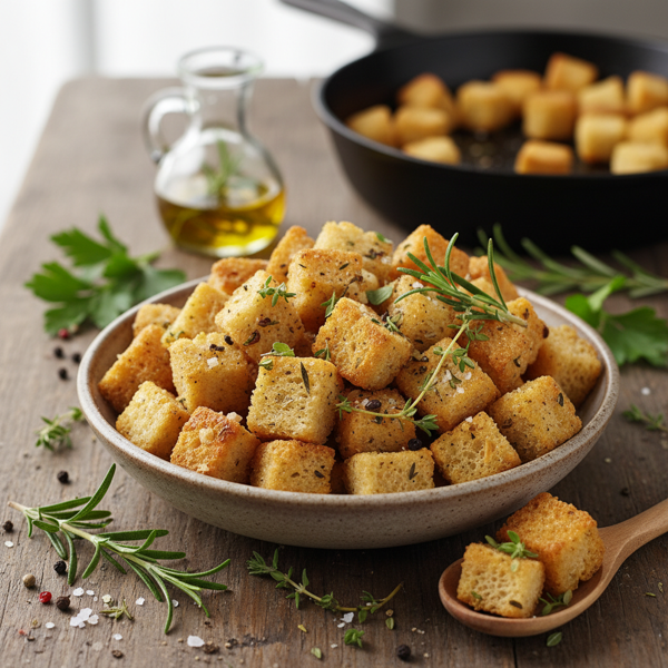 Gourmet Herb-Infused Croutons recipe