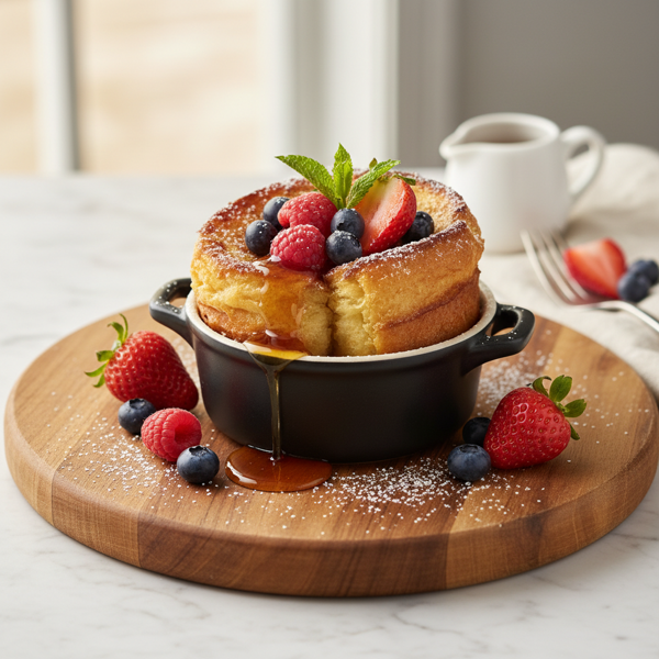 Gourmet Individual Baked French Toast Delight recipe