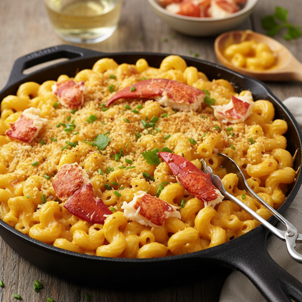 Gourmet Lobster Mac & Cheese with Velveeta recipe