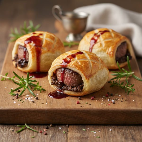 Gourmet Mini Beef Wellingtons recipe