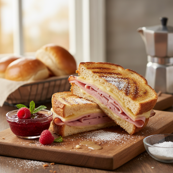 Gourmet Monte Cristo Panini recipe