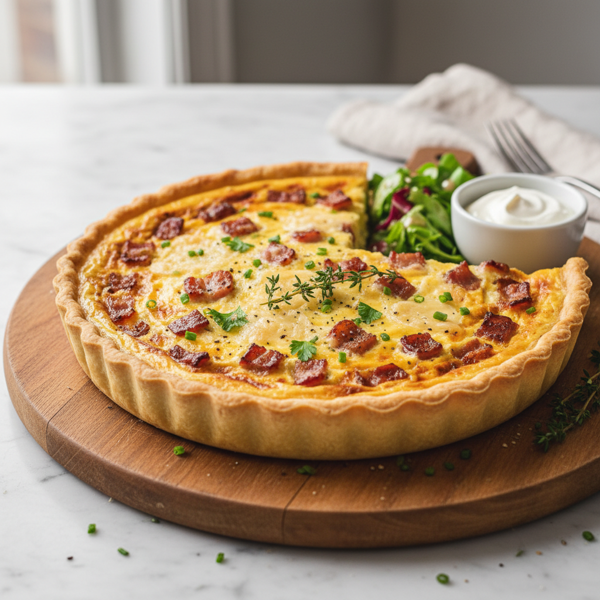 Gourmet Quiche Lorraine Delight recipe