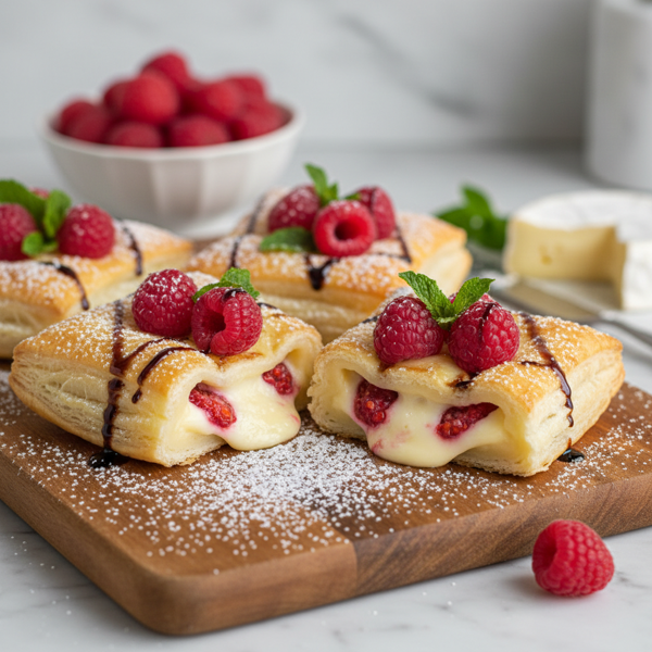 Gourmet Raspberry & Cheese Melts recipe
