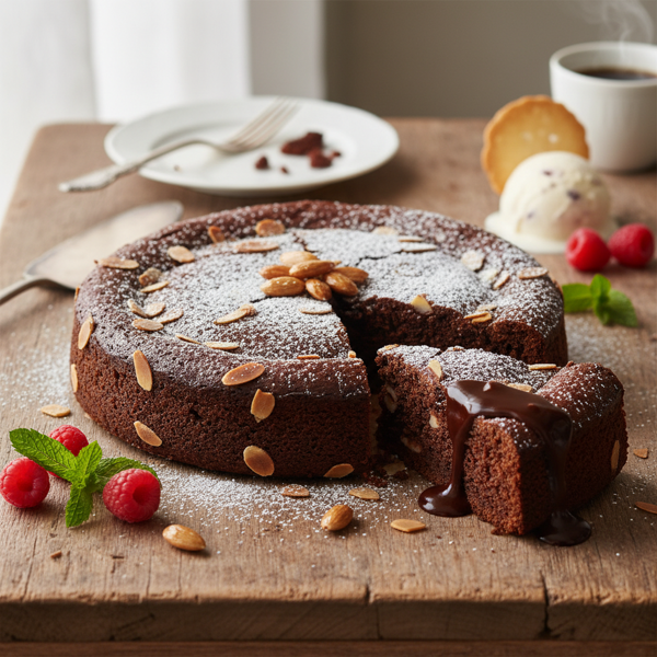Gourmet Reine De Saba - Queen of Sheba Chocolate Almond Cake recipe