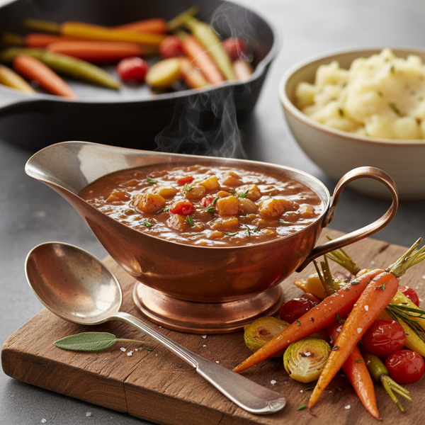 Gourmet Roasted Vegetable Gravy recipe