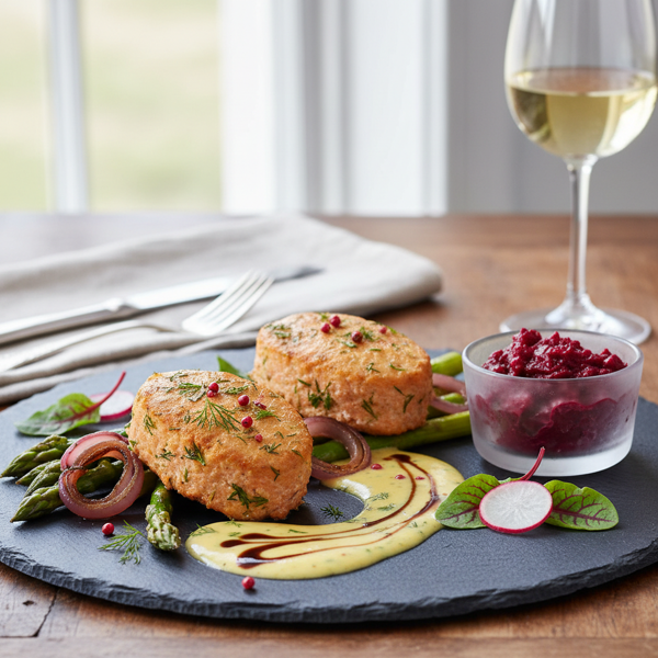 Gourmet Salmon Gefilte Fish recipe