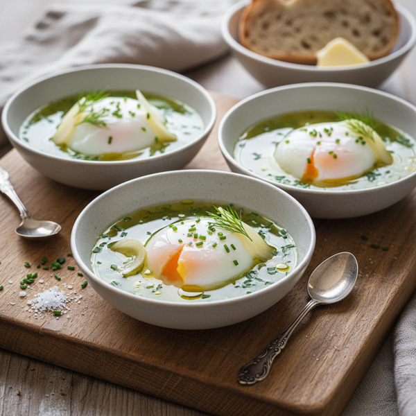 Gourmet Silken Poached Eggs recipe