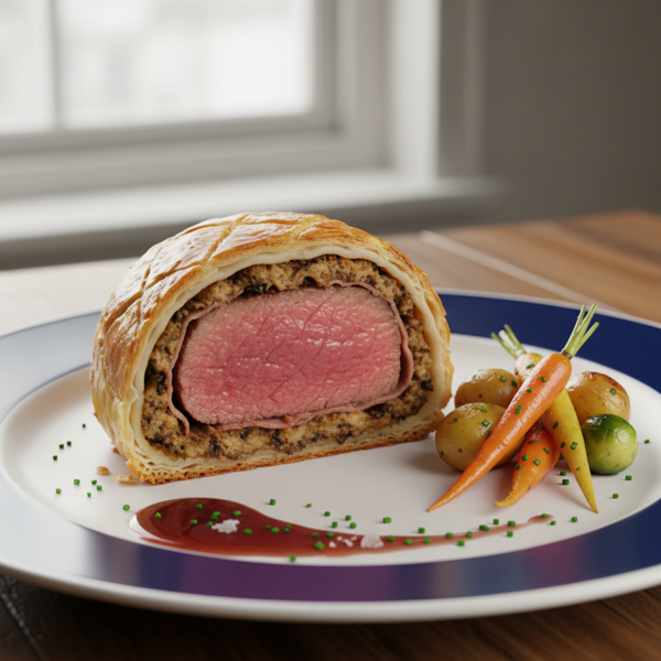 Gourmet Sirloin Wellington recipe