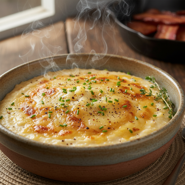 Gourmet Smoked Gouda Cheese Grits recipe