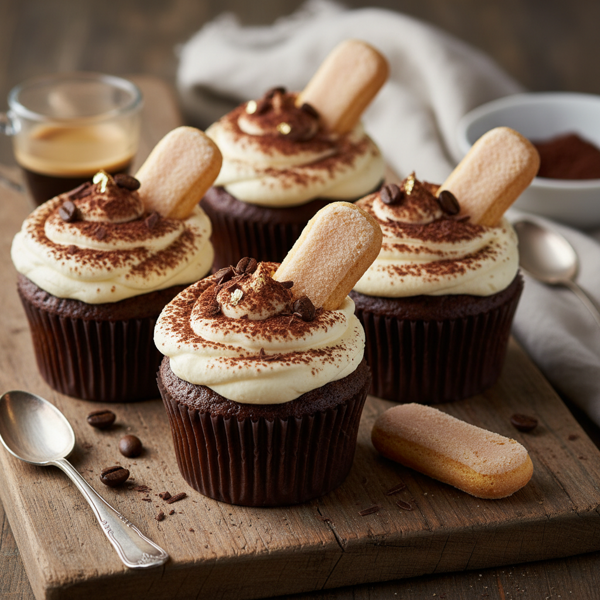 Gourmet Tiramisu Cupcakes recipe